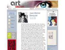 Tablet Screenshot of jean-michel-basquiat.de